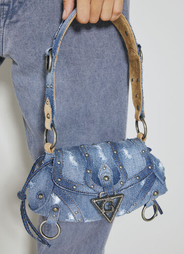 Washed Mini Shoulder Bag Guess USA Washed Mini Shoulder Bag Blue gue0254004