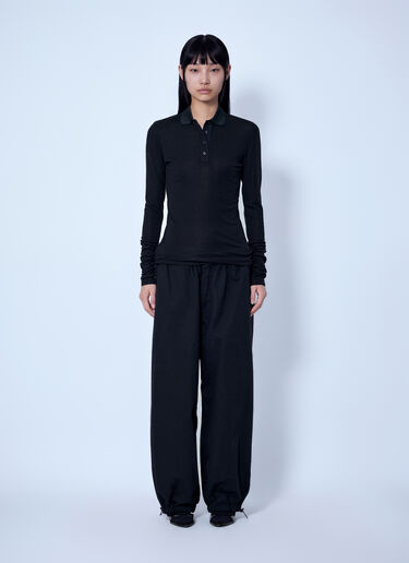 Entire Studios Long Sleeve Polo Black ent0266022