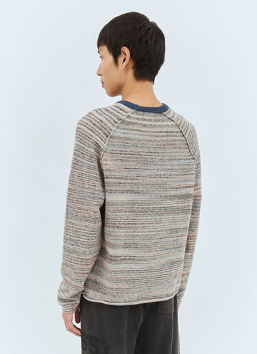 Stüssy Contrast Collar Crewneck Sweater Grey sts0158007