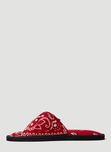 Arizona Love Vegas 头巾印花拖鞋 红色 arz0249008