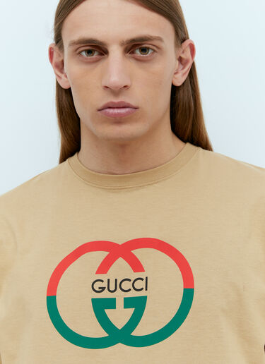 Gucci Men's Interlocking G T-Shirt in Beige | LN-CC®