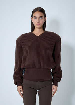 August Barron Display Army Sweater Brown all0262005