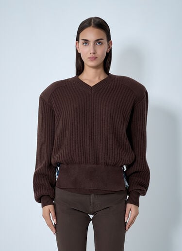 Display Army Sweater August Barron Display Army Sweater Brown all0262005