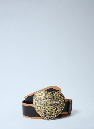 Heart Logo Engraved Belt Acne Studios Heart Logo Engraved Belt Camel acn0262012