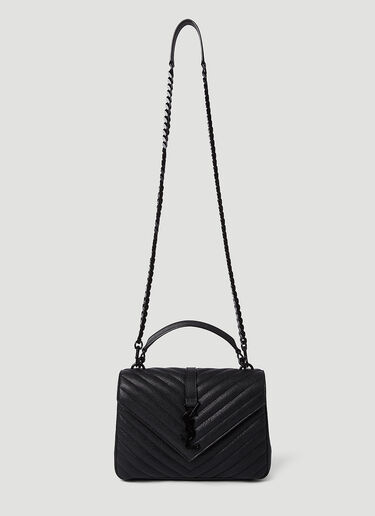 Saint Laurent College Medium Shoulder Bag Black sla0249167