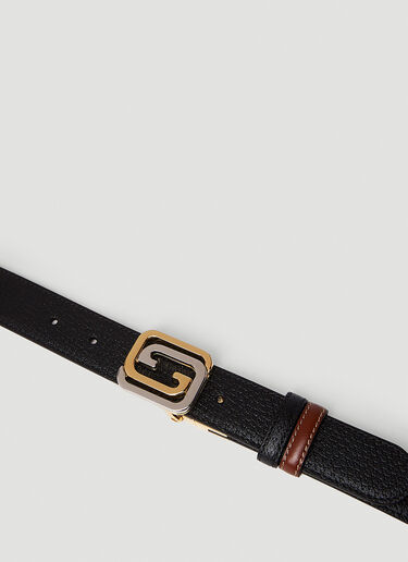 Squared Interlocking G Belt Gucci Squared Interlocking G Belt Black guc0151100