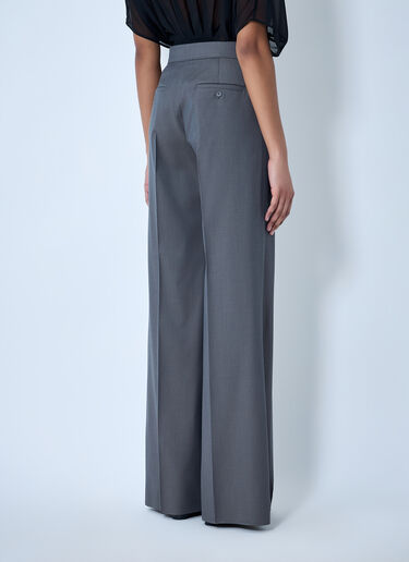 Max Mara Wide-Leg Tailored Trousers Grey max0264303