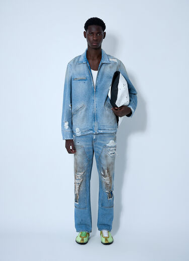 MM6 Maison Margiela Distressed Jeans Blue mmm0160005