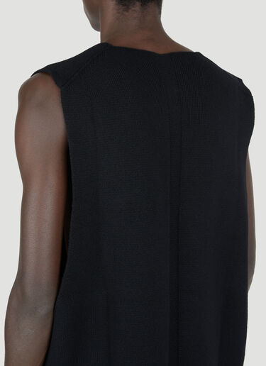 Rick Owens Cashmere Knit Vest Black ric0154001
