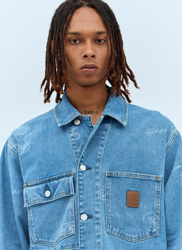 Carhartt WIP Stamp Denim Jacket Blue wip0157002