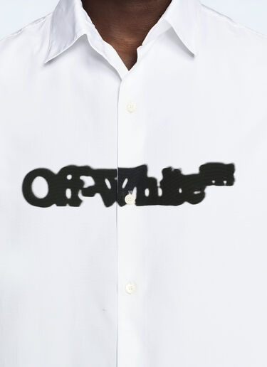 Off-White Spray Arrow Bowling Shirt White ofw0160105