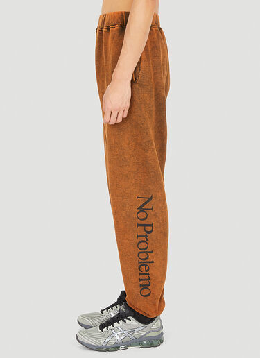 Aries No Problemo Acid Track Pants Orange ari0150009