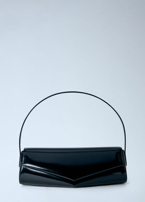 Jil Sander Kante Flap Shoulder Bag Black jil0266009