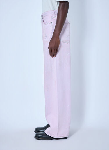 LN-CC® - Acne Studios: 1981 Loose Fit Jeans - Pink Acne Studios 1981 Loose Fit Jeans Pink acn0165036