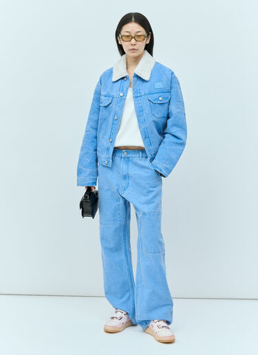 Acne Studios 贴饰帆布长裤 蓝色 acn0255043