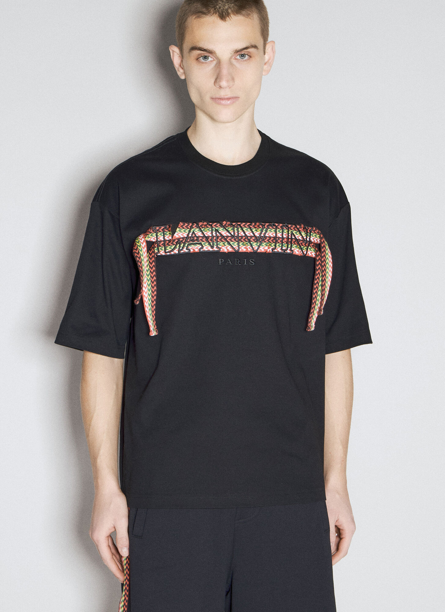 Shop Lanvin Curblace T-shirt In Black