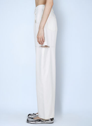 Maison Margiela 仿旧长裤 白色 mla0253028