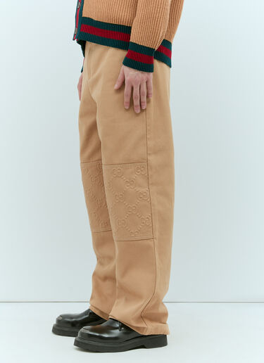Gucci GG 护膝长裤 米 guc0155014