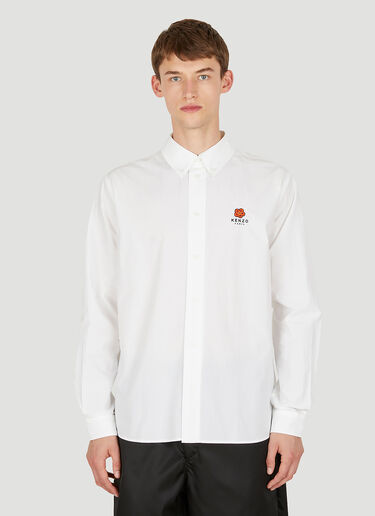 Kenzo Boke Flower Crest Shirt White knz0150018