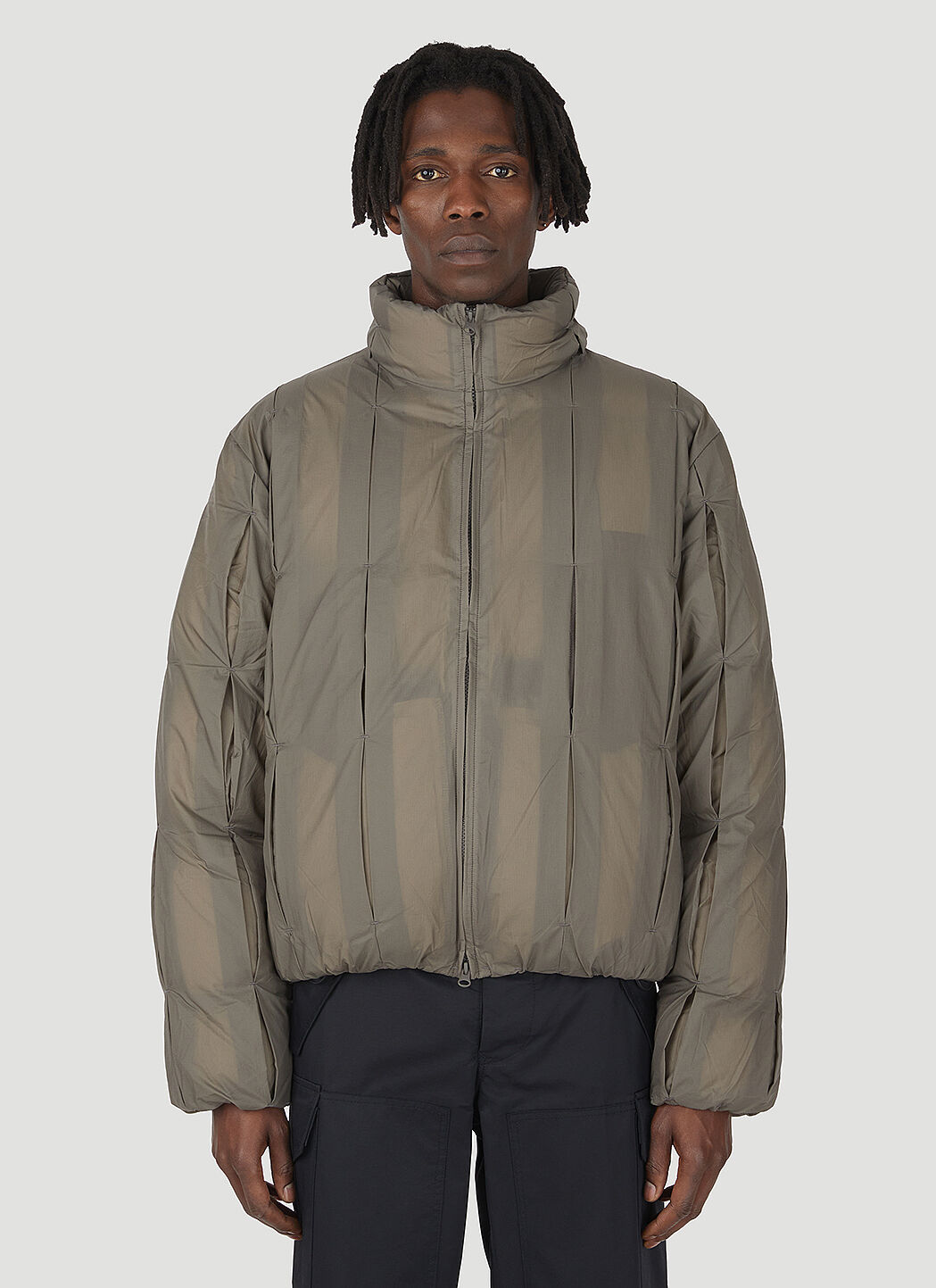 POST ARCHIVE FACTION (PAF) 4.0+ Down Centre Jacket in Brown | LN-CC®