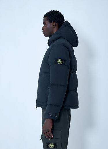 Stone Island Short Matt Ripstop CORDURA® Parka Jacket Black sto0162001