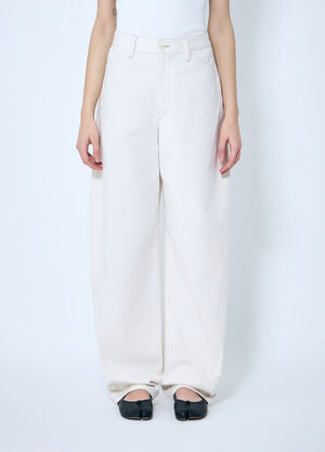 Lemaire Five Pocket Twisted Pants Grey lem0260003