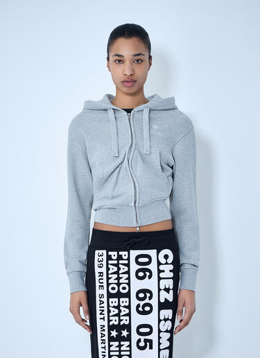 Vaquera Twisted Hoodie Grey vaq0264009