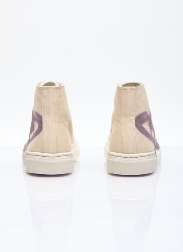 Vivienne Westwood Plimsoll High-Top Sneakers Beige vvw0156013