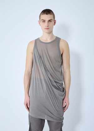 Rick Owens Draped Tank Top Black ric0160001