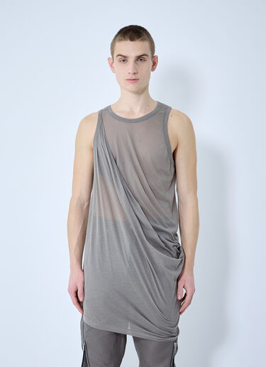 Rick Owens Draped Tank Top Beige ric0159032