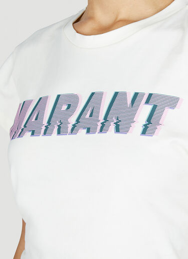 Isabel Marant Étoile Zodya T-Shirt White ibe0251018