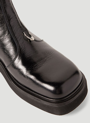 Marni Pierced Chelsea Boots Black mni0153017