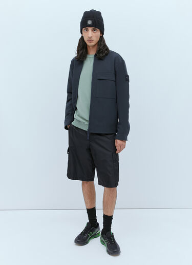 Ghost Compass Patch Overshirt Stone Island Ghost Compass Patch Overshirt Navy sto0154037