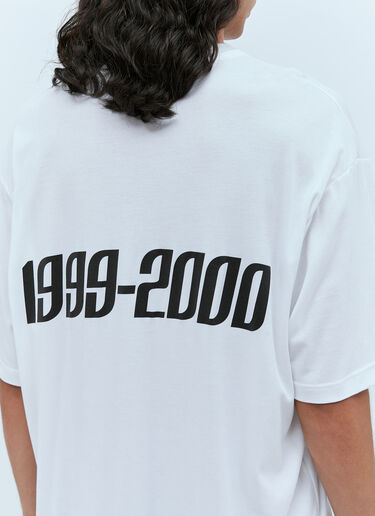 Song for the Mute Oversized Logo Print T-Shirt White sfm0154017