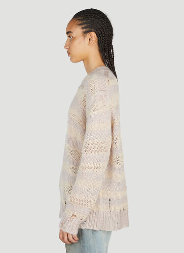 Acne Studios Ladder Knit Sweater Beige acn0253030