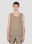 Jil Sander Muck Ruffle Tank Top Red jil0153021