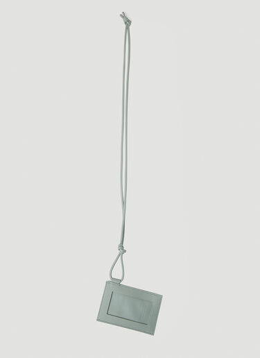 Bottega Veneta 랜야드 인트레치오 카드홀더 그린 bov0251049