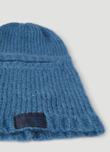 Raf Simons Logo Patch Balaclava Blue raf0250018