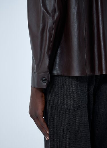 Leather Shirt Our Legacy Leather Shirt Brown our0163008