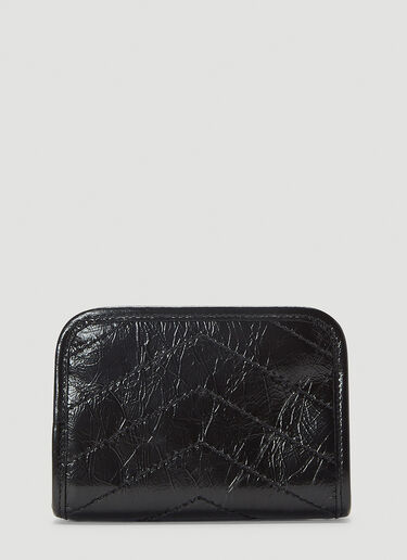 Saint Laurent Niki Compact Wallet Black sla0239053