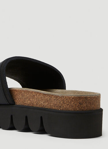 Hender Scheme Caterpillar Slip Ons in Black | LN-CC