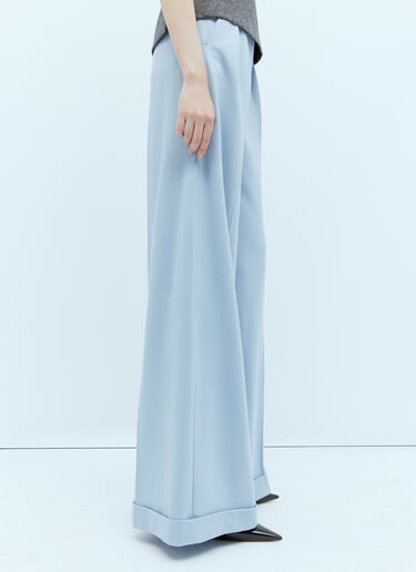 Wool Jersey Wide Leg Pants Max Mara Wool Jersey Wide Leg Pants Blue max0254070