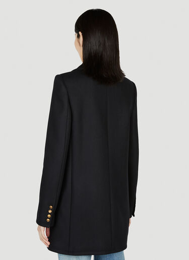 Saint Laurent Army Pea Jacket Black sla0252006