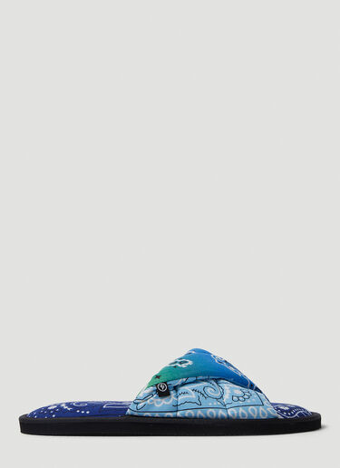Bandana Print Vegas Slides Arizona Love Bandana Print Vegas Slides Blue arz0249009