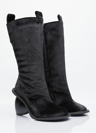 Yume Yume Love Velvet Boots Black yum0254002