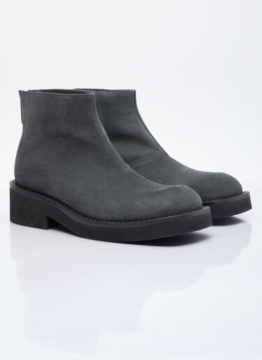 MM6 Maison Margiela 麂皮及踝靴 黑色 mmm0155016