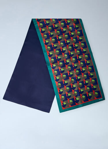 Miu Miu Printed Silk Scarf Multicolor miu0164038