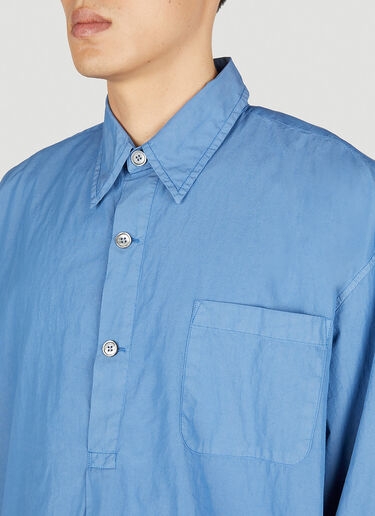 Our Legacy Popover Shirt Blue our0153009