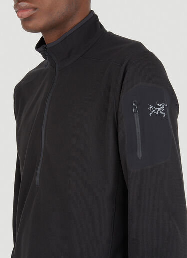 Arc'teryx Delta LT Zip Mid Layer Sweatshirt Black arc0146008