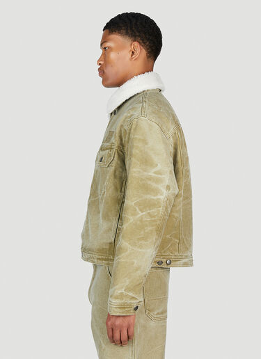 Acne Studios 衬垫帆布夹克 卡其色 acn0153060